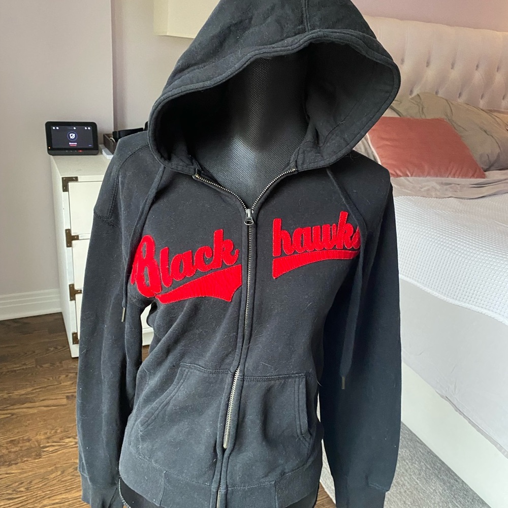 Chicago Blackhawks Hooded Zipped Sweatshirt Jacket